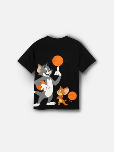 Image of Nap Chief Kids Cotton Official Tom & Jerry Co ord Set for Boys & Girls, T Shirt and Shorts for Casual Wear