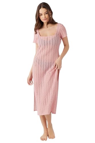 Vestido midi de encaje de ganchillo Nina en color blanco ideal para eventos 4
