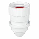 Caractéristiques de l'article : Matériau : plastique | Poids : 16 g | Hauteur : 32 mm | Longueur : 52 mm | Largeur : 32 mm | Utilisation : tuyau | Couleur : blanc