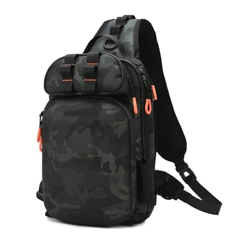 Sac de poitrine tactique rigide pour la pêche aux leurres et la randonnée active en montagne