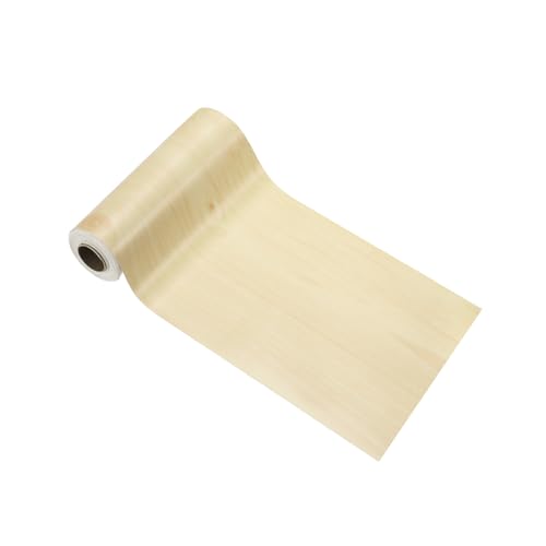 Image of PATIKIL Wood Grain Tape 4.7 inch x 32 ft, Self-Adhesive Wood Texture Repair Tape Realistic Wooden Effect Patch for Furniture Cabinets Floor Walls, Yellow Fir