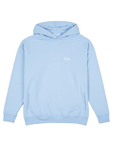 Cozy Panda Oversized Hoodie Damen aus 100% Baumwolle in Hellblau Größe M...