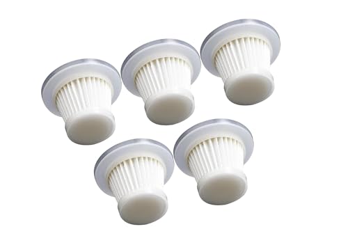 For Horsepower for Duck Vacuum Cleaner for HEPA Replacement 5 Pack - 5 Washable for Duck Compact Cordless Vacuum Accessories Parts