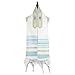 Dsgzkk Head Scarf, Breathable Messianic Scarf Tallit Fringe For Ceremonies And Cultural Event Polyester Shawl