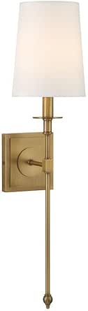 Minka Lavery 2021-786 Calera - 1 Light Wall Sconce-23.38 Inches Tall and 5.5 Inches Wide, Finish Color: Timeless Brass