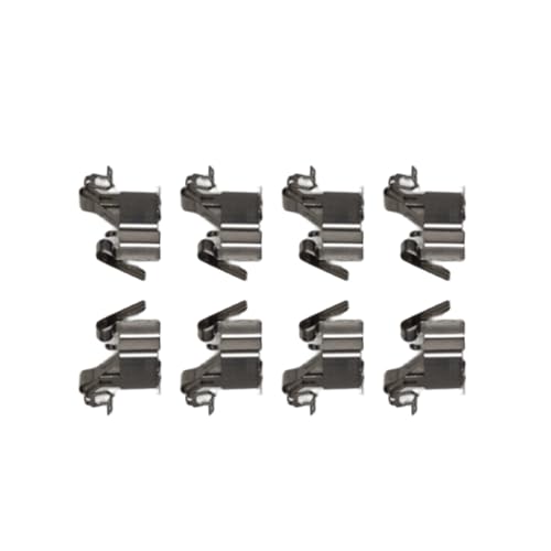 Image of Detroit Axle - Front Brake Pads for 2020-2025 Ford Explorer Lincoln Aviator | 2021 2022 2023 2024 Replacement Ceramic Brake Pads with Hardware