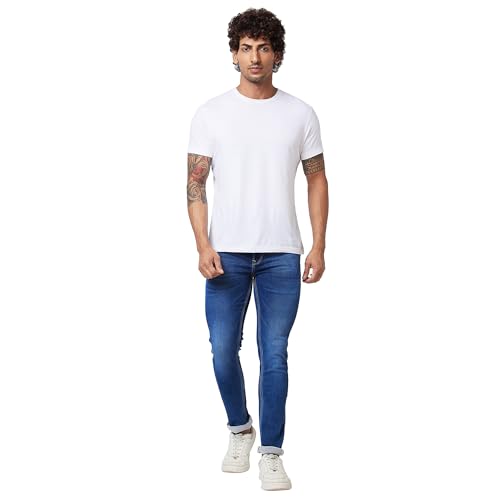 Image of Spykar Men's Rover Regular Fit Mid Rise Casual Jeans