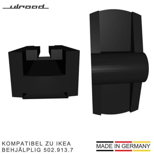 ULROAD 2X Gleiter für Gleitscharnier Scharnier Ersatzteil passend für IKEA Behjälplig Geschirrspüler Spülmaschine Ersatzteile Zubehör