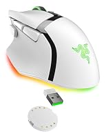 Razer Basilisk V3 Pro - Anpassbare kabellose Gaming-Maus HyperScroll Tilt Wheel - Focus Pro 30K Optischer Sensor - 13-Zonen Chroma-Beleuchtung - 10+1 Programmierbare Tasten - PC/Mac | Weiß – Ansicht 4