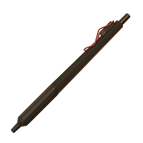 Uni Jetstream EDGE SXN100338BK15 0.38mm Oil-Based Ballpoint Pen - Black/Red