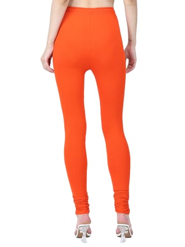 Image of Robinbosky Cotton Churidhar Leggings for Women - Stylish, Stretchable & Flattering Fit for All-Day Comfort