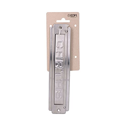 PLACAS CARTAS INOX.