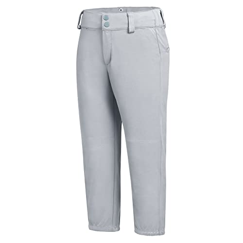 Qbk 2T-13Years Girls' Softball Pants Kids' Youth Boys' Baseball Practice Pant Toddler Tee Ball Pants（Grey，4T） #TOP2