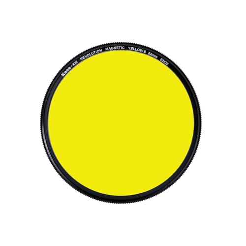 Filtro magnético Kase Wolverine Revolution Yellow 8 de 82 mm a prueba de golpes