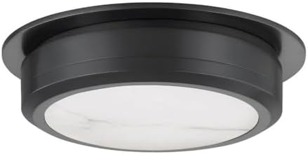 Hudson Valley Lighting 8014-OB Greenport - 14 Inch 18W 1 LED Medium Flush Mount/Wall Sconce in Modern/Transitional Style - 14 Inches Wide by 4 Inches High, Finish Color: Old Bronze