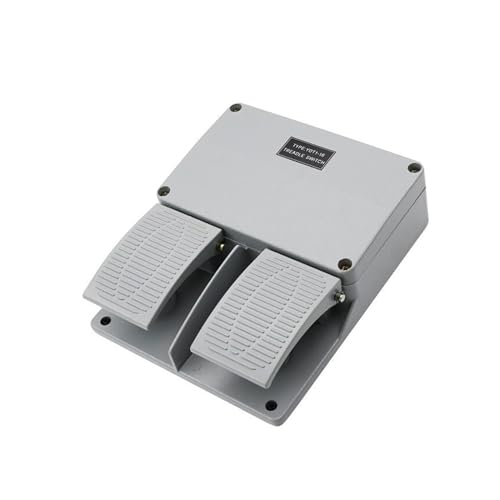 Interruptor de pie doble YDT-16 en aluminio robusto y contactos de cobre plateado 2