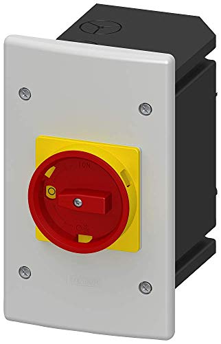 Siemens 3RV19 23-2GA00 Gabinete para montagem embutida, mecanismo de operação rotativo de parada de