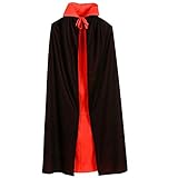 Tamaño: cerca de 140cm. Leisial™ Halloween Costume Capa Fiesta Ropa de Cosplay Disfraces de Halloween Doble Cara para Mujeres Hombrers 140cm