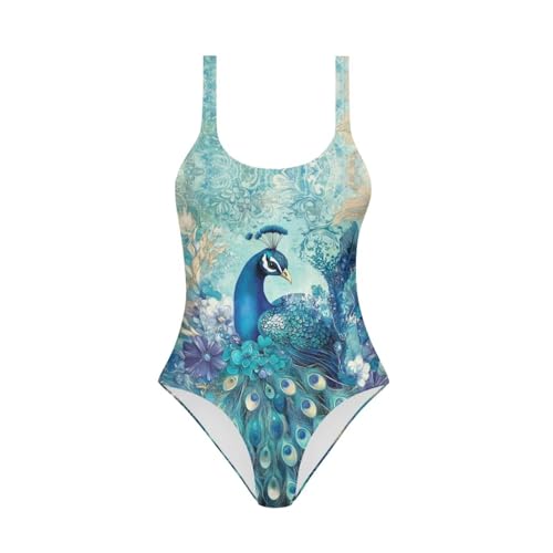 Image of Uourmeti Girls' One-Piece Swimwear Halter Bathing Suit Big Kids Summer Beach Swim Suits Swimming Wear