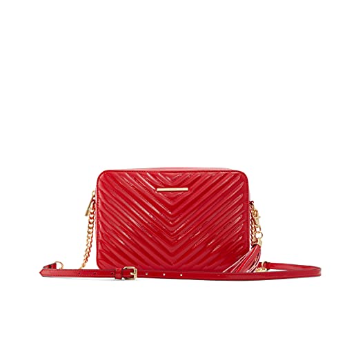 ALDO womens ALDO Women s Andressera Crossbody Bag, Red, One Size US