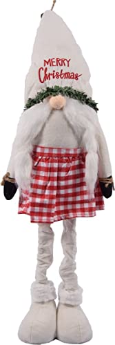 Nain de jardin 100 cm grand gnome de Noël et automate décoratif extérieur