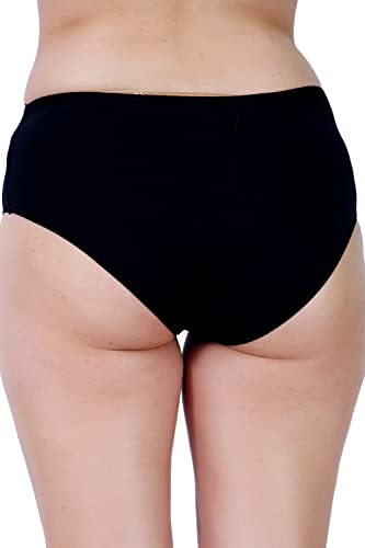 Image of Ladyland Pack of 3 Women Antibacterial Soft Hipster Panty for Regular Uses, Made of 100% Cotton, Grip Fit, All Over Printed Comfortable Panties for Girls, Ladies