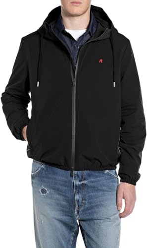 Replay Herren Jacke, 098 Black (Schwarz), S – Ansicht 1