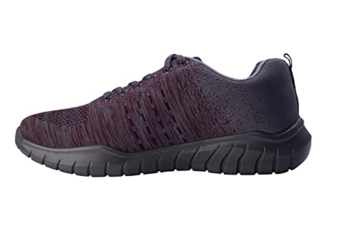 Image of eeken Maroon Lightweight Sneakers for Men
