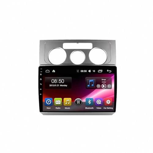 Radio 2 DIN para Touran con Siri para conducir sin soltar el volante