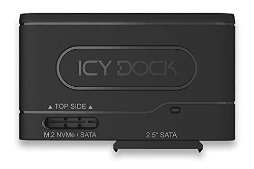 Adaptador SSD M.2 NVMe Icy Dock EZ-Adapter USB C a SATA 2.5 y carcasa externa de disco duro