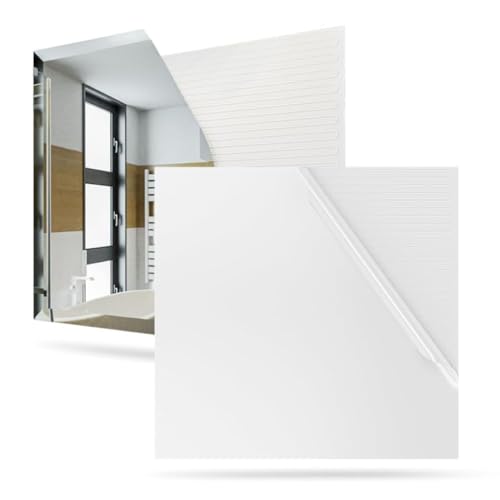 Termofol Heizfolie 230v unter Wandspiegel - Heizmatte Anti-Dampf fur Badezimmer - Badspiegel Heizung Elektrisch - Spiegelheizung Wandheizung Folie - Quadratisch - 52x52 cm(45W)