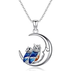 Owl Mother and Child Necklace