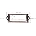 uxcell Metal Label Holders, 83x30mm 20pcs File Name Card Tag Label Holder Frame for Office Library Drawer Cabinet Shelves, Copper Tone