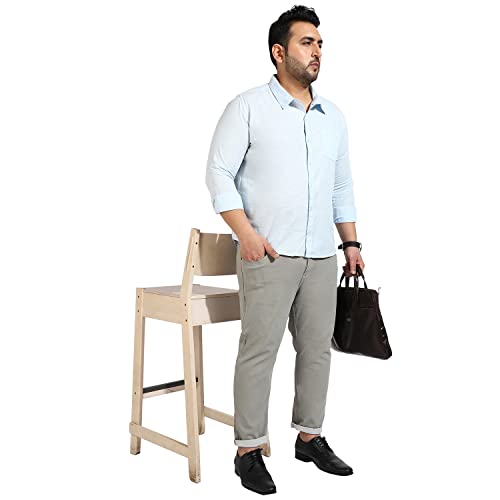 Image of CAHOOT Instafab Plus Men's Button Up Regular Fit Shirt for Casual Wear | Modern Clothing Shirt Crafted with Regular Sleeve, Comfort Fit & High-Performance for Everyday Wear