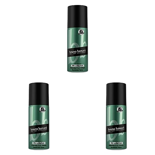Bruno Banani Körperspray Made for Men, Herrenduft, 150 ml (Packung mit 3) für 6,84 EUR (-40%) statt 11,37 EUR bei amazon.de Bild: Bruno Banani Körperspray Made for Men, Herrenduft, 150 ml (Packung mit 3) für 6,84 EUR (-40%) statt 11,37 EUR bei amazon.de
