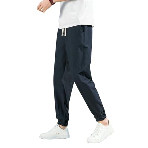 Pantalon en lin homme ample contre la chaleur estivale