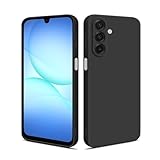 HSP Hülle für Samsung Galaxy A17 4G / 5G – Matt, Stoßfest und Passexakt | Durchgefärbtes TPU Silikon Hülle mit Kameraschutz, Anti-Fingerprint und Staubschutz – Schwarz