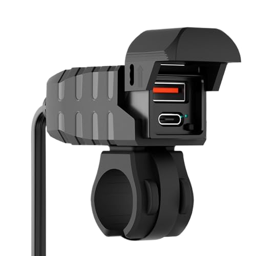 Cargador de moto USB para rutas largas de viaje con protección rígida total