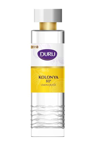 Duru Lemon Cologne 400 ml - Refreshing Lemon-Scented Cologne for Daily Use Traditional Turkish Lemon Cologne Long-Lasting Fragrance for Personal Care Cooling and Invigorating