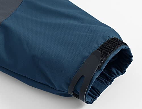 Rdruko Men's Winter Coat Waterproof Insulated Ski Snowboard Hiking Fleece Jacket Hooded(Denim Blue, Us Xxl) #TOP6