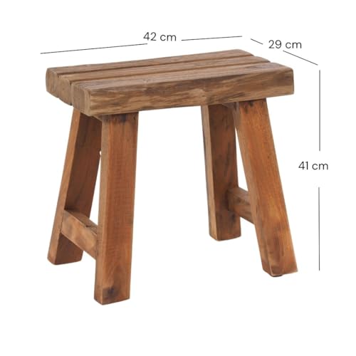 Tabouret en bois de teck pour surélever les plantes du sol - 3