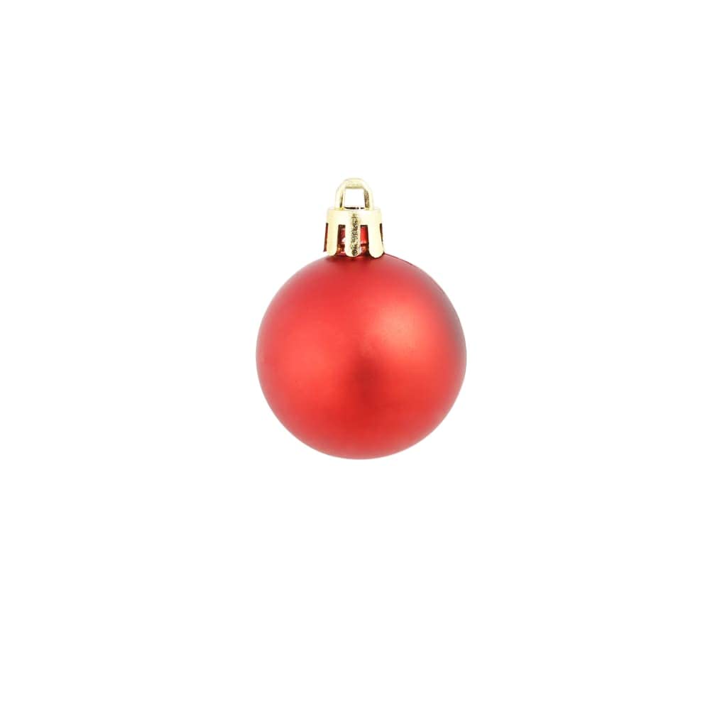 Bolas de Navidad, 100 unidades, rojo/dorado/verde