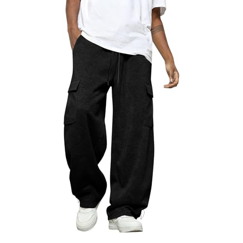 Pantalon Jogging Homme Large Sport Chaud Jogging Homme Hiver Musculation Survetement Cuisine Baggy...