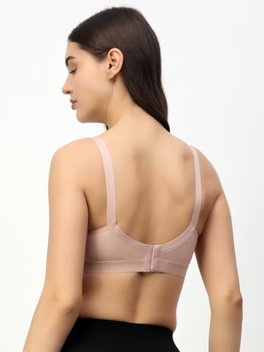 Image of Floret Women's Pure Cotton-Fabric Non Padded & Non-Wired Cut & Sew /Full Coverage Bra
