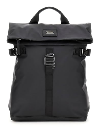 GUESS Arezzo compact backpack black idéal pour vos sorties en ville et le shopping