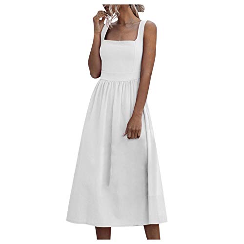 Robe décontractée légère anti-chaleur à bretelles confort femme
