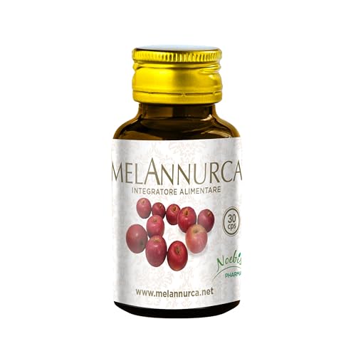 MELANNURCA - 30 CAPSULE - LA MELA DEL CUORE - con vero estratto di mela Annurca alleata della salute dei capelli | genuino naturale 100% alta qualità