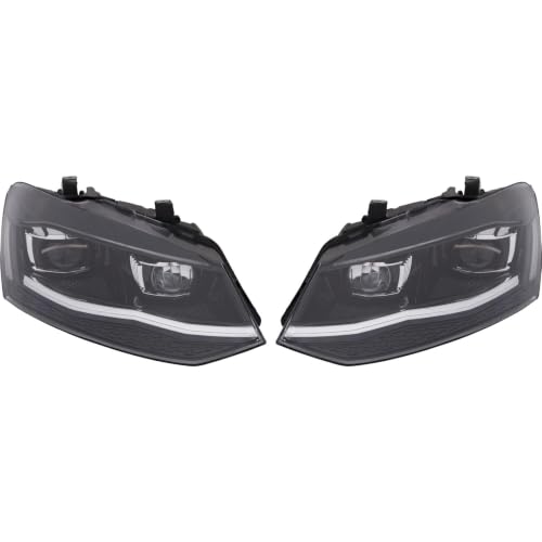goingfast Jeu de phares avant compatible pour VW POLO V 2009-2017 LED