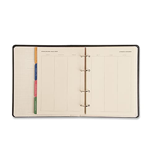 Cicero Agenda Planner Argolado 2022 Orla Semanal Notas A5 Arpoador Listras, Colorido, Grande, 7753