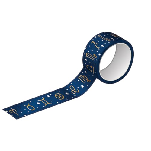 Tilibra - Fita Adesiva Washi Tape 15mmX10m Estampada e Metalizada